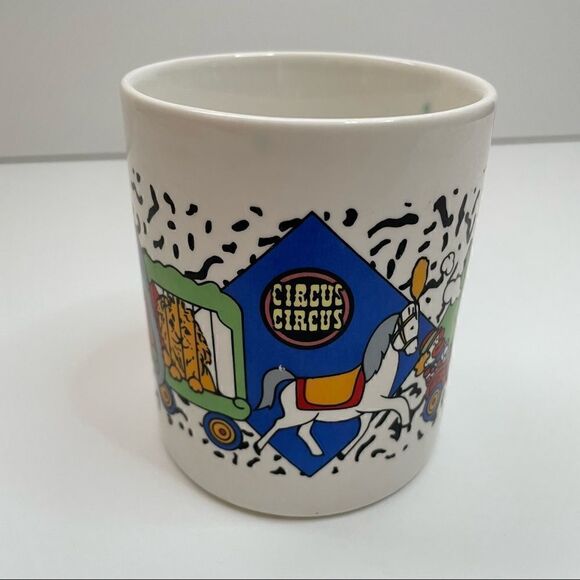 🖤 Vintage Las Vegas Circus Circus Casino Mug - Picture 1 of 7
